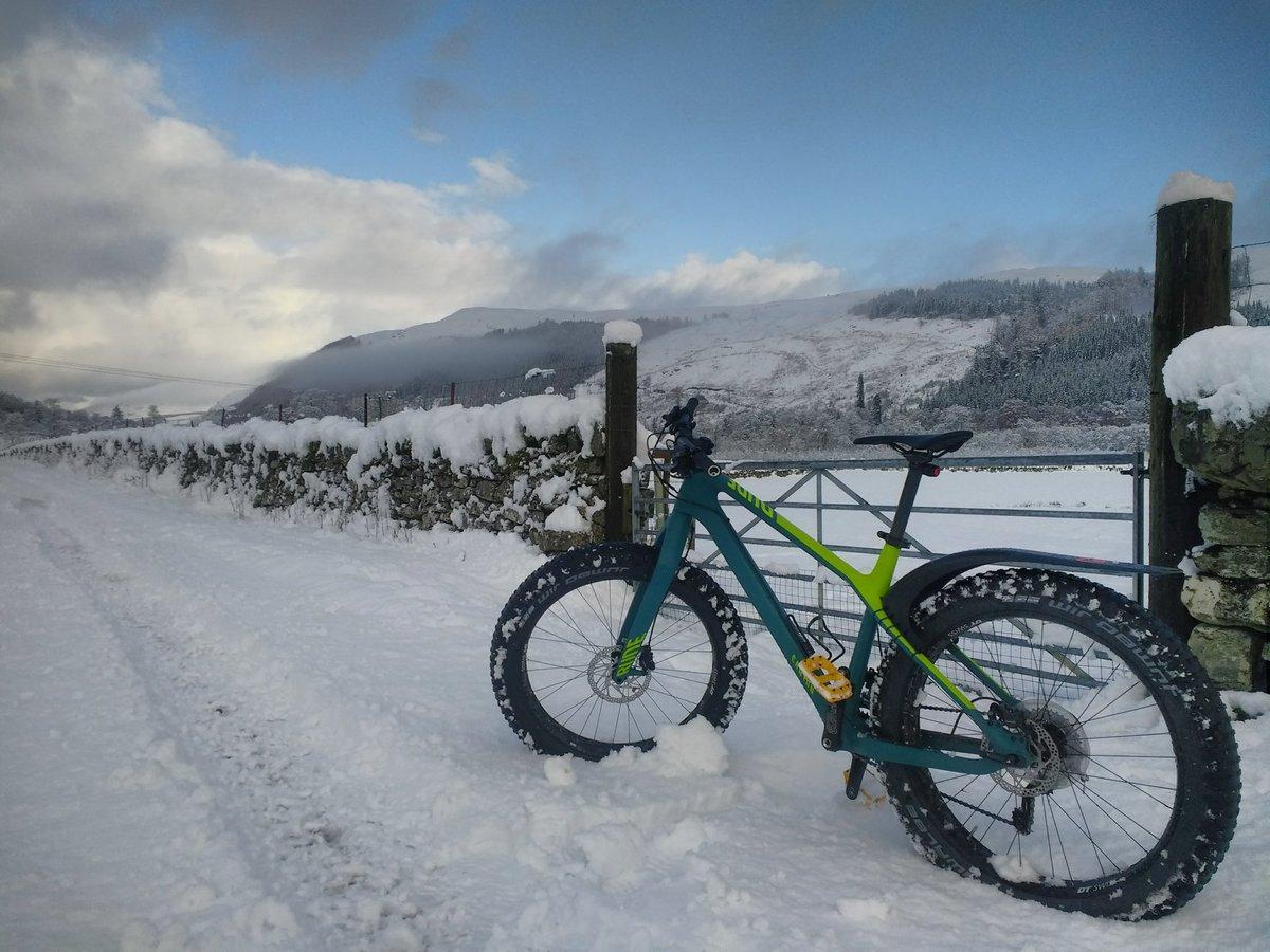 Balade VTT Electrique sur Neige