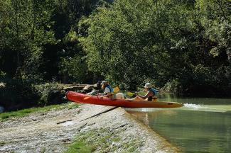 Descente Canoë Découverte Rhône Sauvage