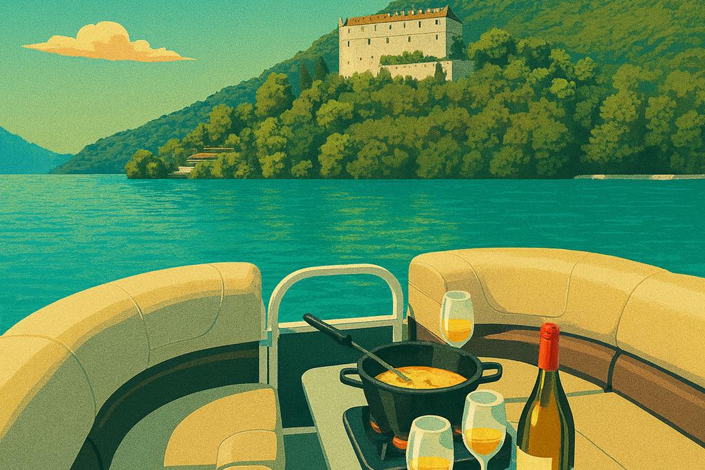 EVJF AIX LES BAINS - FONDUE BOAT