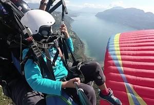 Vol biplace parapente enfant