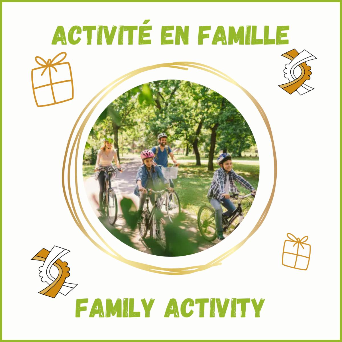 Bon cadeau - ACTIVITÉ EN FAMILLE