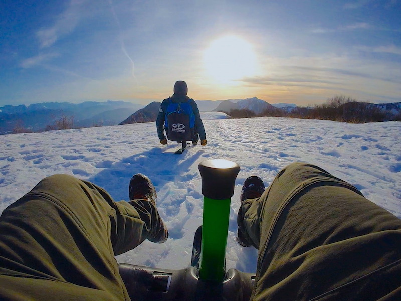 Activité hivernale au Savoie Grand Revard près d’Aix-les-Bains