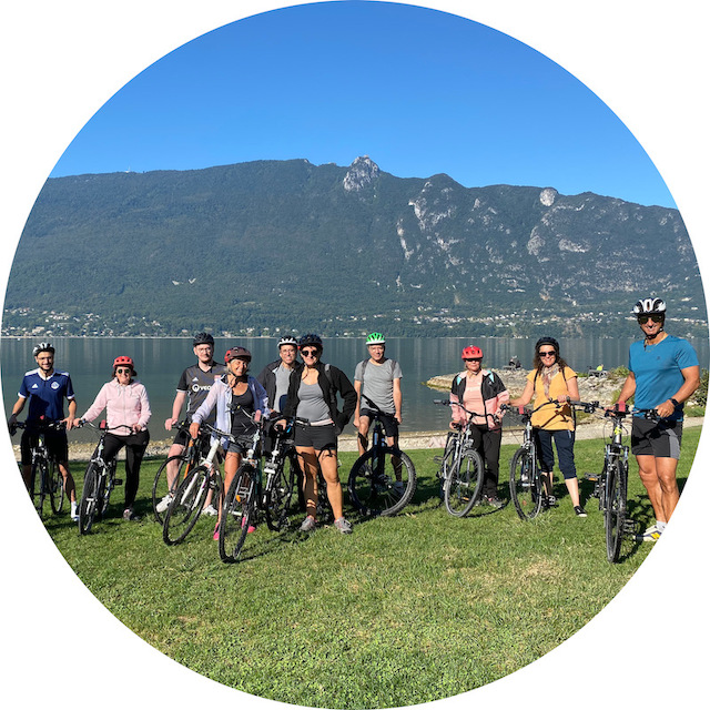 randonnée vélo pour votre séminaire Aix les Bains